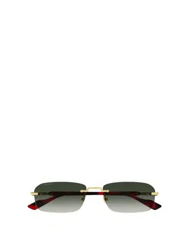 Gucci Men's GG1221SM Rimless Metal Rectangle Sunglasses | Thumbnail 1 Gucci Men's GG1221SM Rimless Metal Rectangle Sunglasses | Thumbnail 1