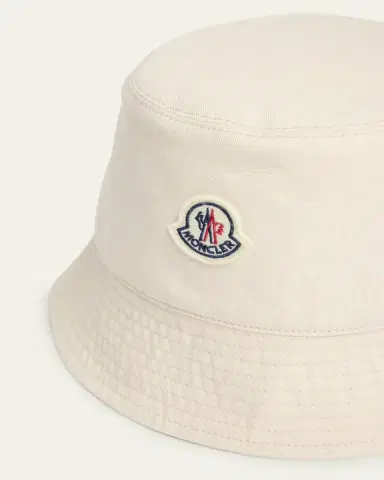 Moncler Men's Logo Patch Bucket Hat | Thumbnail 2 Moncler Men's Logo Patch Bucket Hat | Thumbnail 2
