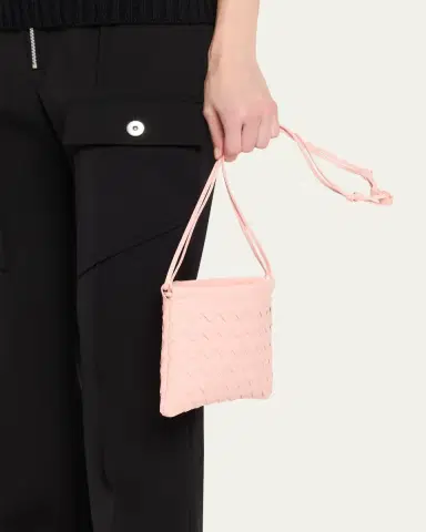 Bottega Veneta Small Leather Pouch Crossbody Bag | Thumbnail 6 Bottega Veneta Small Leather Pouch Crossbody Bag | Thumbnail 6