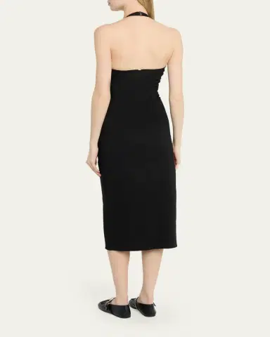 A.L.C. Sylvie Halter Midi Dress | Thumbnail 3 A.L.C. Sylvie Halter Midi Dress | Thumbnail 3