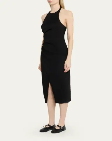 A.L.C. Sylvie Halter Midi Dress | Thumbnail 4 A.L.C. Sylvie Halter Midi Dress | Thumbnail 4