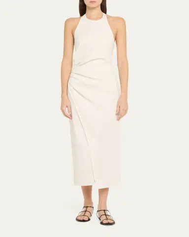 A.L.C. Sylvie Halter Midi Dress | Thumbnail 6 A.L.C. Sylvie Halter Midi Dress | Thumbnail 6