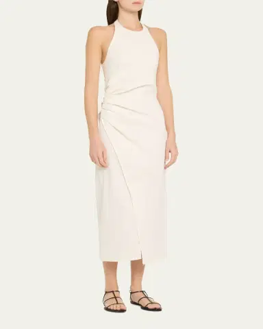A.L.C. Sylvie Halter Midi Dress | Thumbnail 8 A.L.C. Sylvie Halter Midi Dress | Thumbnail 8