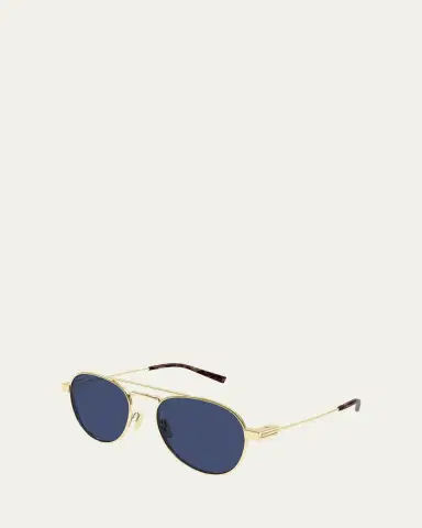 Saint Laurent Men's SL 708M Metal Round Sunglasses | Thumbnail 4 Saint Laurent Men's SL 708M Metal Round Sunglasses | Thumbnail 4