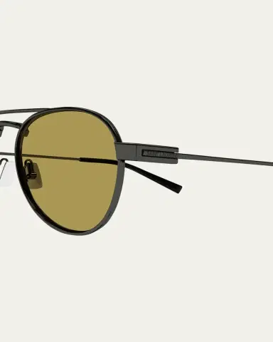 Saint Laurent Men's SL 708M Metal Round Sunglasses | Thumbnail 5 Saint Laurent Men's SL 708M Metal Round Sunglasses | Thumbnail 5