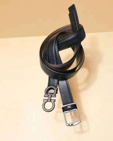 Ferragamo Men's Reversible Gancini-Buckle Belt | Thumbnail 7 Ferragamo Men's Reversible Gancini-Buckle Belt | Thumbnail 7