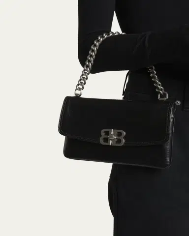 Balenciaga BB Soft Leather Phone Wallet on Chain | Thumbnail 2 Balenciaga BB Soft Leather Phone Wallet on Chain | Thumbnail 2