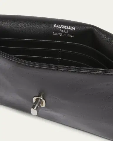 Balenciaga BB Soft Leather Phone Wallet on Chain | Thumbnail 4 Balenciaga BB Soft Leather Phone Wallet on Chain | Thumbnail 4