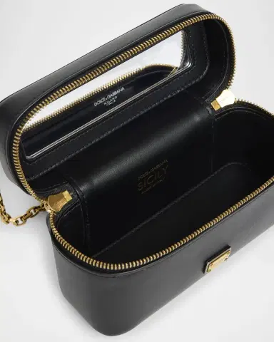 Dolce & Gabbana Sicily Calfskin Vanity Crossbody Bag | Thumbnail 13 Dolce & Gabbana Sicily Calfskin Vanity Crossbody Bag | Thumbnail 13