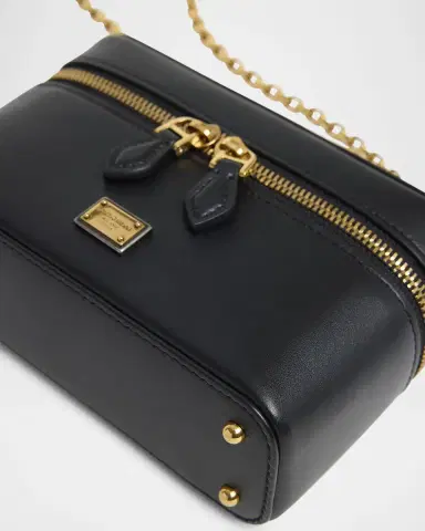 Dolce & Gabbana Sicily Calfskin Vanity Crossbody Bag | Thumbnail 15 Dolce & Gabbana Sicily Calfskin Vanity Crossbody Bag | Thumbnail 15