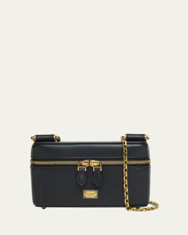 Dolce & Gabbana Sicily Calfskin Vanity Crossbody Bag | Thumbnail 6 Dolce & Gabbana Sicily Calfskin Vanity Crossbody Bag | Thumbnail 6