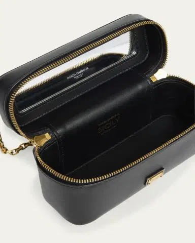 Dolce & Gabbana Sicily Calfskin Vanity Crossbody Bag | Thumbnail 9 Dolce & Gabbana Sicily Calfskin Vanity Crossbody Bag | Thumbnail 9