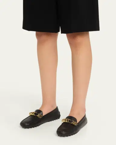 Tod's Cosmo Nappa Leather Band Rings Ballerina Flats | Thumbnail 2 Tod's Cosmo Nappa Leather Band Rings Ballerina Flats | Thumbnail 2
