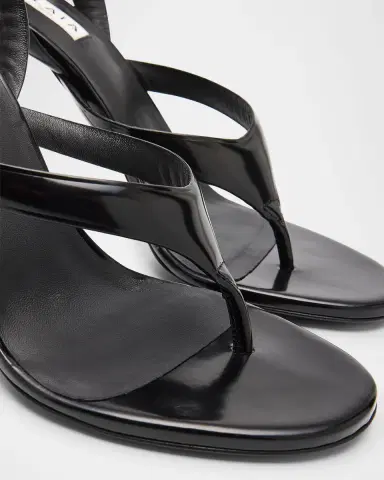 Alaïa Leather Thong Slingback Sandals | Thumbnail 2 Alaïa Leather Thong Slingback Sandals | Thumbnail 2