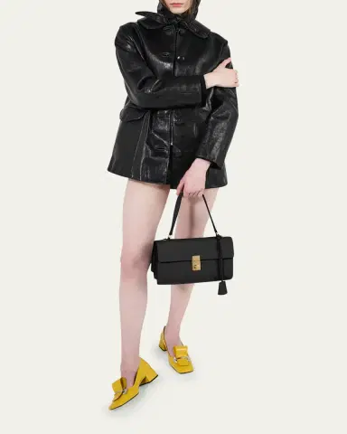 Prada Sound Medium Soft Leather Shoulder Bag | Thumbnail 16 Prada Sound Medium Soft Leather Shoulder Bag | Thumbnail 16