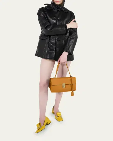 Prada Sound Medium Soft Leather Shoulder Bag | Thumbnail 5 Prada Sound Medium Soft Leather Shoulder Bag | Thumbnail 5