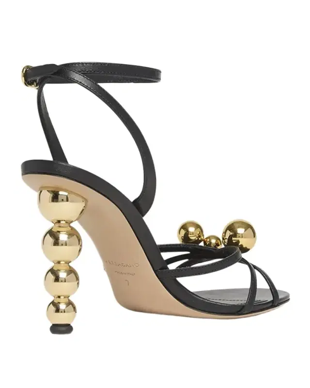Karina Strappy Spheres Ankle-Strap Sandals Karina Strappy Spheres Ankle-Strap Sandals