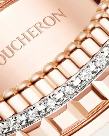 Boucheron Quatre Radiant Edition Small Ring with Diamonds | Thumbnail 2 Boucheron Quatre Radiant Edition Small Ring with Diamonds | Thumbnail 2
