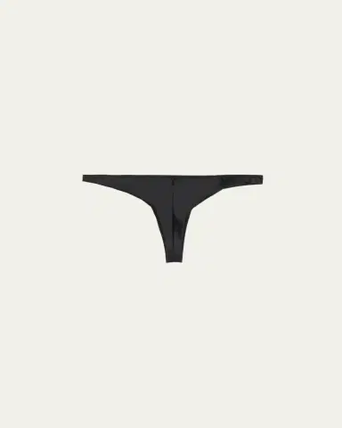 Livy Paradis Bead-Embroidered Silk Satin Tanga | Thumbnail 2 Livy Paradis Bead-Embroidered Silk Satin Tanga | Thumbnail 2