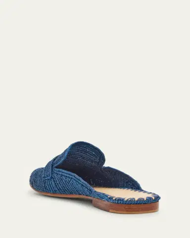 CARRIE FORBES Tapa Woven Raffia Loafer Mules | Thumbnail 8 CARRIE FORBES Tapa Woven Raffia Loafer Mules | Thumbnail 8