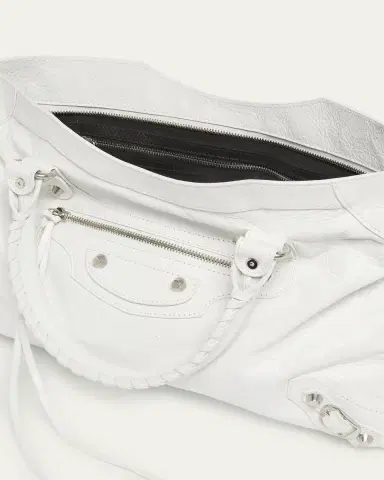 Balenciaga Le City Medium Leather Tote Bag | Thumbnail 4 Balenciaga Le City Medium Leather Tote Bag | Thumbnail 4