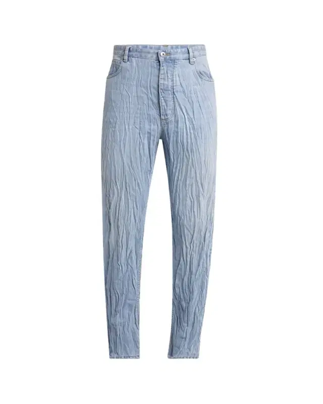 Men's Crinkled Straight-Leg Jeans Men's Crinkled Straight-Leg Jeans