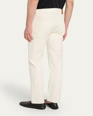 Loro Piana Men's Quarona Soft Denim Pants | Thumbnail 6 Loro Piana Men's Quarona Soft Denim Pants | Thumbnail 6