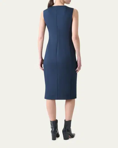 Akris Techno Degrade Striped Sleeveless Dress | Thumbnail 3 Akris Techno Degrade Striped Sleeveless Dress | Thumbnail 3