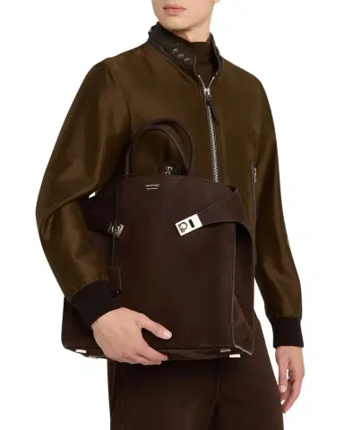 Ferragamo Men's Hug Leather Tote Bag | Thumbnail 1 Ferragamo Men's Hug Leather Tote Bag | Thumbnail 1