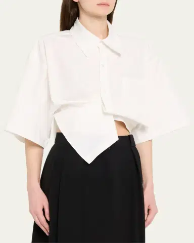 Jane Wade Flip Draped Cotton Top | Thumbnail 4 Jane Wade Flip Draped Cotton Top | Thumbnail 4