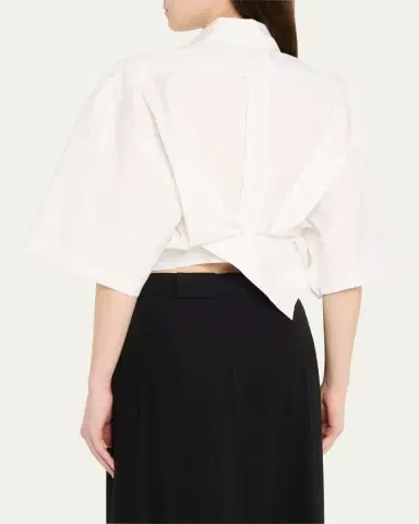 Jane Wade Flip Draped Cotton Top | Thumbnail 5 Jane Wade Flip Draped Cotton Top | Thumbnail 5