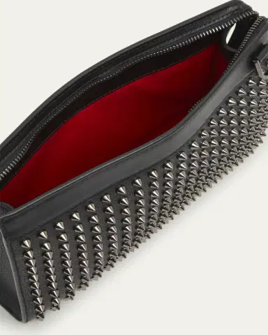 Christian Louboutin Men's Funky Leather Empire Spikes Crossbody Bag | Thumbnail 6 Christian Louboutin Men's Funky Leather Empire Spikes Crossbody Bag | Thumbnail 6