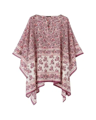 Loro Piana Daniela Flower-Printed Silk Caftan | Thumbnail 1 Loro Piana Daniela Flower-Printed Silk Caftan | Thumbnail 1