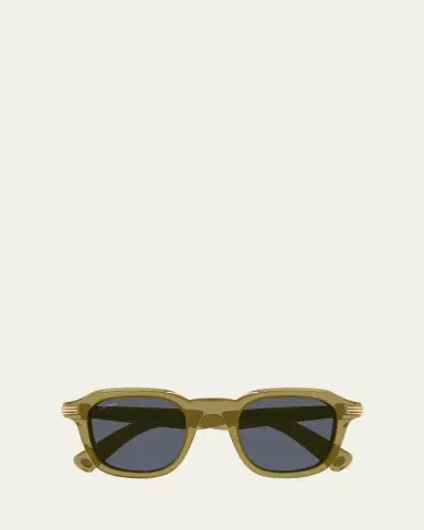 Cartier Men's CT0536S Acetate Rectangle Sunglasses | Thumbnail 3 Cartier Men's CT0536S Acetate Rectangle Sunglasses | Thumbnail 3