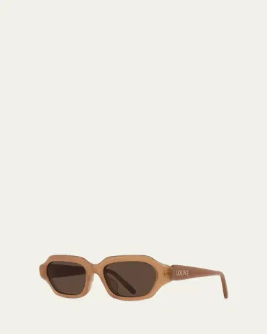 Loewe LW40157U Rectangle Acetate Sunglasses | Thumbnail 5 Loewe LW40157U Rectangle Acetate Sunglasses | Thumbnail 5