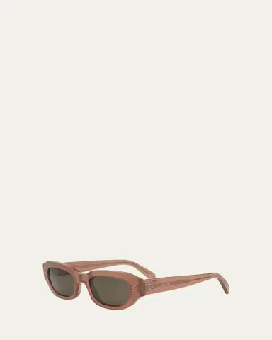 CELINE Men's 3 Dots Acetate Rectangle Sunglasses | Thumbnail 3 CELINE Men's 3 Dots Acetate Rectangle Sunglasses | Thumbnail 3