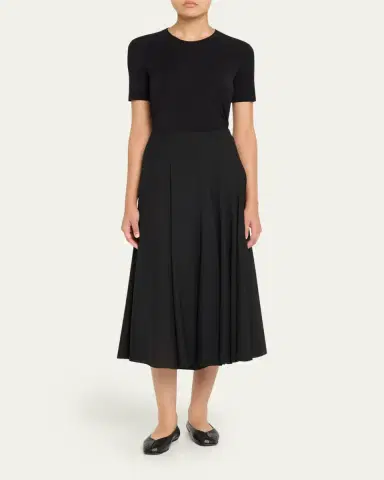 Wolford Pure Jersey Short-Sleeve Crewneck Top | Thumbnail 2 Wolford Pure Jersey Short-Sleeve Crewneck Top | Thumbnail 2