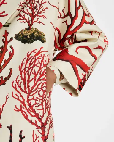Libertine Venetian Coral Oversized Coat | Thumbnail 4 Libertine Venetian Coral Oversized Coat | Thumbnail 4