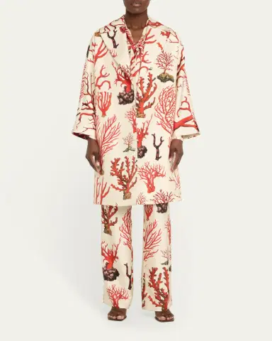 Libertine Venetian Coral Oversized Coat | Thumbnail 6 Libertine Venetian Coral Oversized Coat | Thumbnail 6