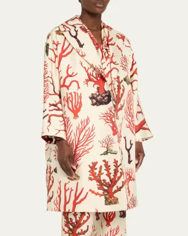 Libertine Venetian Coral Oversized Coat | Thumbnail 8 Libertine Venetian Coral Oversized Coat | Thumbnail 8
