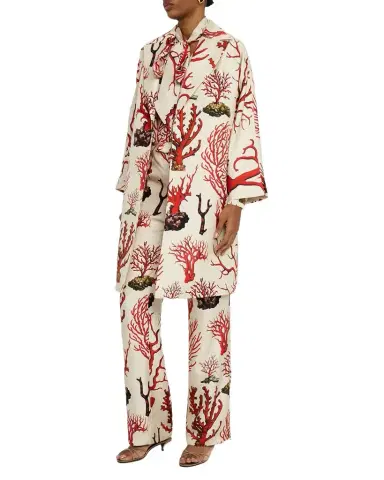 Libertine Venetian Coral Oversized Coat | Thumbnail 1 Libertine Venetian Coral Oversized Coat | Thumbnail 1