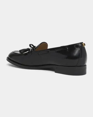 Valentino Garavani Men's Bowshire Leather Loafers | Thumbnail 3 Valentino Garavani Men's Bowshire Leather Loafers | Thumbnail 3