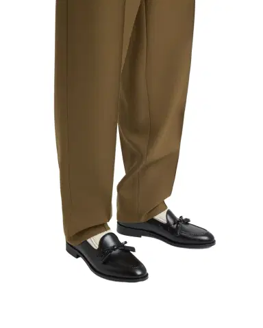 Valentino Garavani Men's Bowshire Leather Loafers | Thumbnail 1 Valentino Garavani Men's Bowshire Leather Loafers | Thumbnail 1