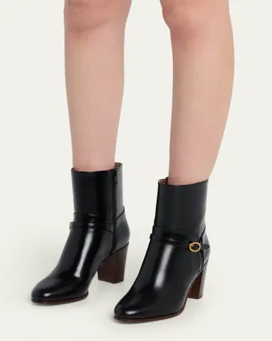 Valentino Garavani Pattie Leather Buckle Ankle Boots | Thumbnail 5 Valentino Garavani Pattie Leather Buckle Ankle Boots | Thumbnail 5