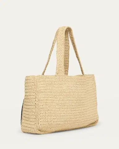 Valentino Garavani Viva Superstar Crochet Raffia Large Tote Bag | Thumbnail 5 Valentino Garavani Viva Superstar Crochet Raffia Large Tote Bag | Thumbnail 5