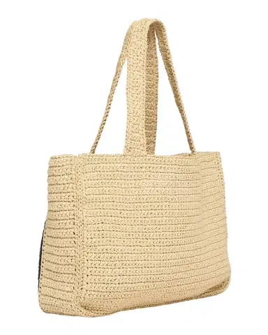 Valentino Garavani Viva Superstar Crochet Raffia Large Tote Bag | Thumbnail 1 Valentino Garavani Viva Superstar Crochet Raffia Large Tote Bag | Thumbnail 1