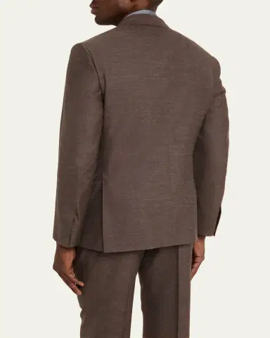 Brioni Men's WWX 80th Anniversary Plume Double-Breasted Sport Coat | Thumbnail 3 Brioni Men's WWX 80th Anniversary Plume Double-Breasted Sport Coat | Thumbnail 3