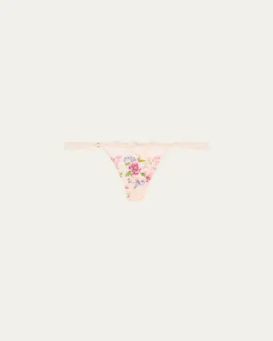 Lise Charmel Libertine en Fleurs Embroidered Tulle G-String | Thumbnail 2 Lise Charmel Libertine en Fleurs Embroidered Tulle G-String | Thumbnail 2