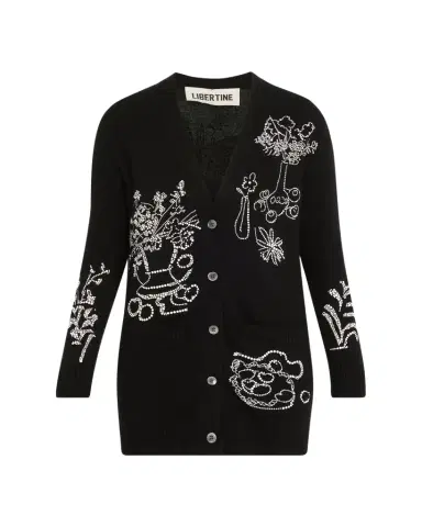 Libertine Still Life Crystal Cashmere Cardigan | Thumbnail 1 Libertine Still Life Crystal Cashmere Cardigan | Thumbnail 1