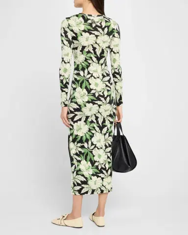 Loewe Floral Printed Mesh Tube Dress | Thumbnail 2 Loewe Floral Printed Mesh Tube Dress | Thumbnail 2